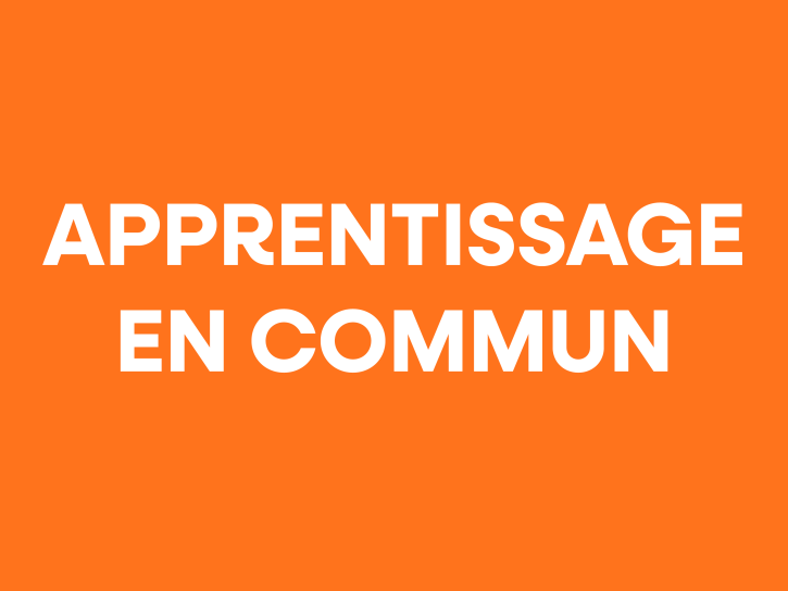 Apprentissage en commun